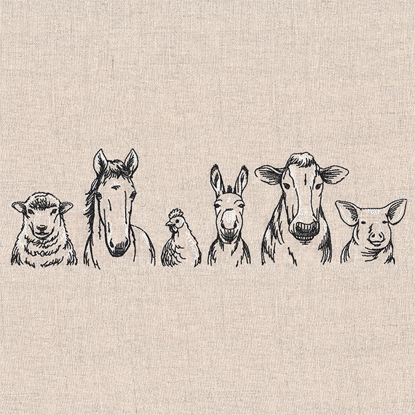 Rustic Edge Farm Friends Border - Image 9