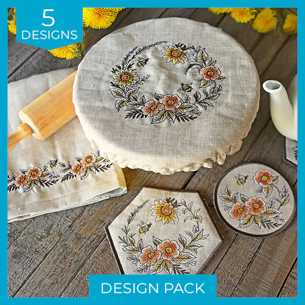 Rustic Elegance Bees & Blooms Kitchen Design Pack - Image 11