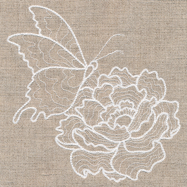 Rustic Garden Butterfly and Peony - Image 4