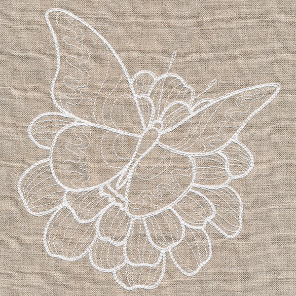 Rustic Garden Butterfly and Zinnia - Image 3