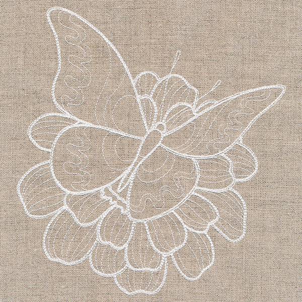 Rustic Garden Butterfly and Zinnia - Image 6