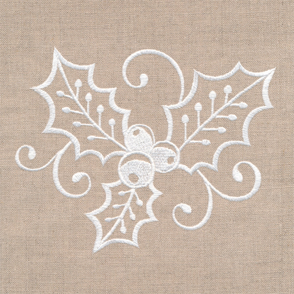 Rustic Holly Accent