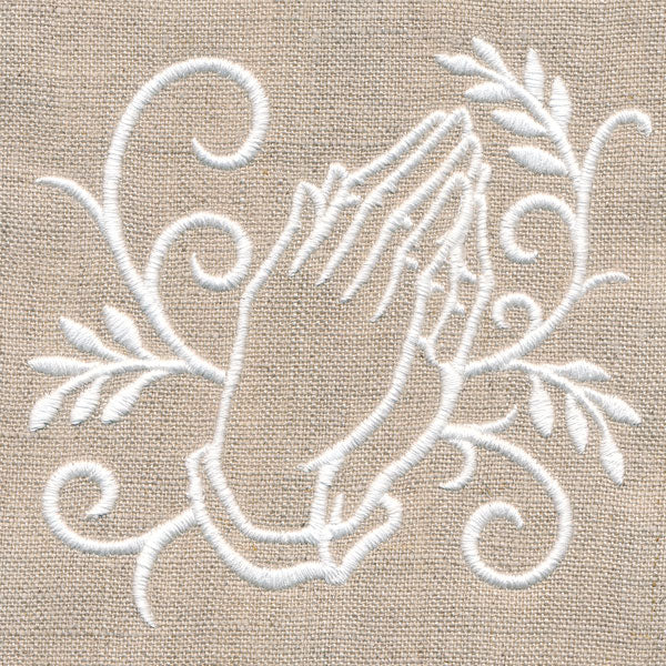 Rustic Praying Hands Accent - Image 2