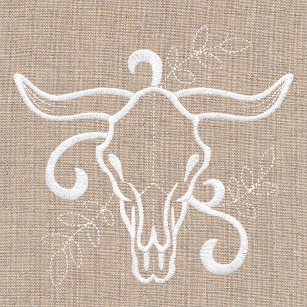 Rustic Steer Skull Accent - Image 4
