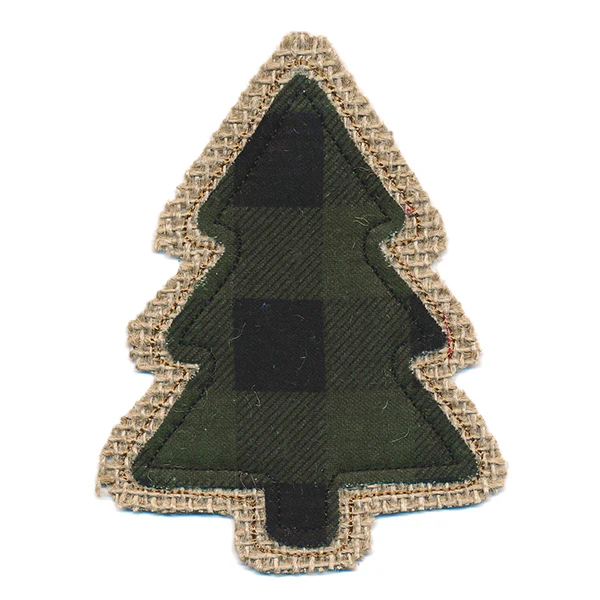 Rustic Tree Christmas Ornament (In-the-Hoop) - Image 6