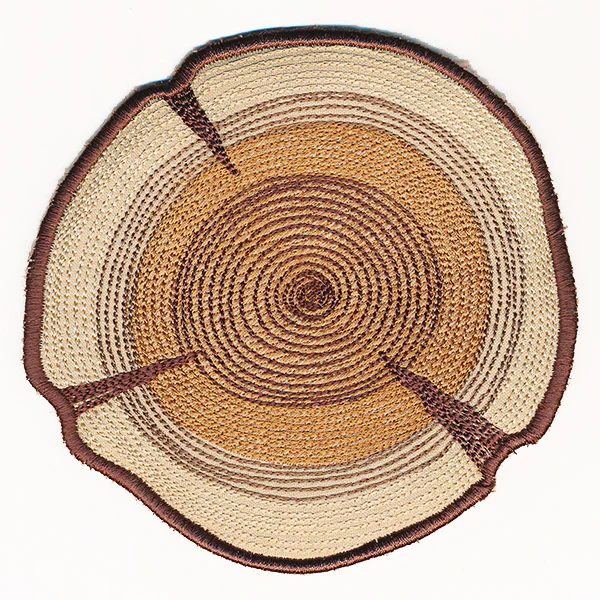 Rustic Wood Slice Trivet (In-the-Hoop) - Image 5