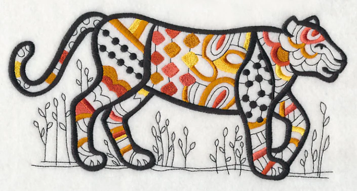 Safari Chic Jaguar (Blackwork) - Image 2