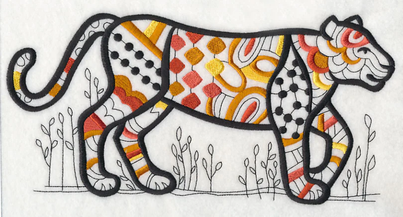 Safari Chic Jaguar (Blackwork) - Image 6