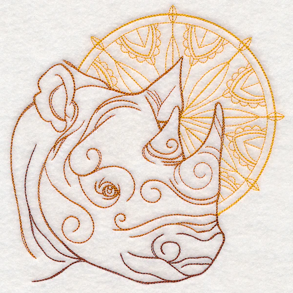 Safari Chic - Rhino (Vintage) - Image 2