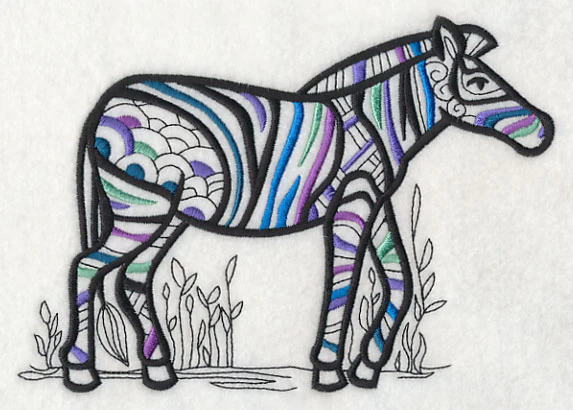 Safari Chic Zebra (Blackwork) - Image 3