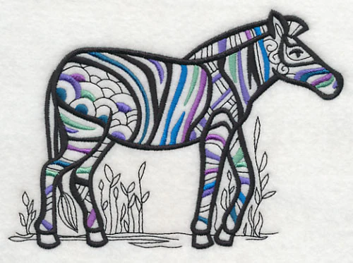 Safari Chic Zebra (Blackwork) - Image 4