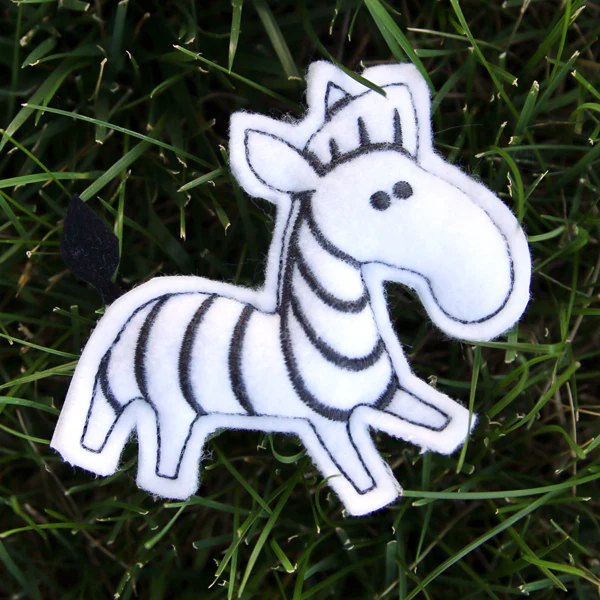 Safari Zebra Stuffie (In-the-Hoop) - Image 2