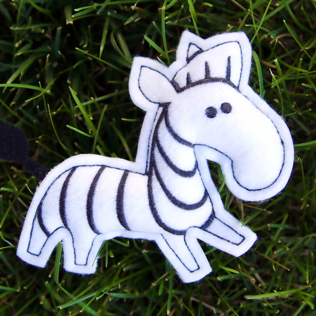 Safari Zebra Stuffie (In-the-Hoop) - Image 3