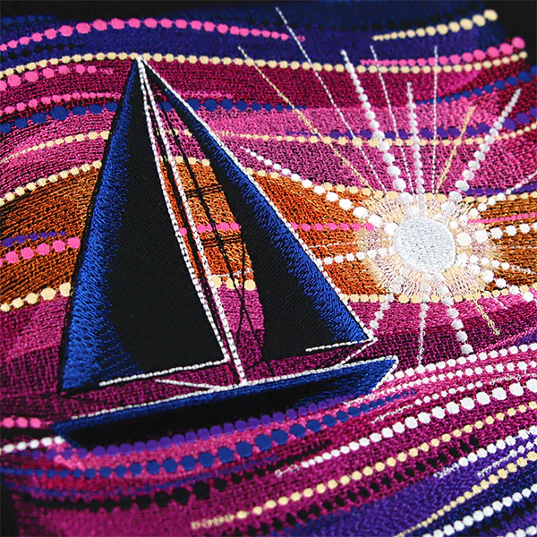 Sailing at Sunset Scene - Image 6