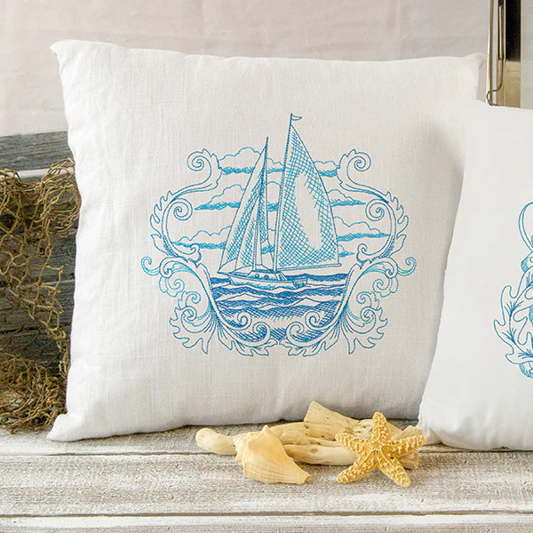 Sails Away Etching