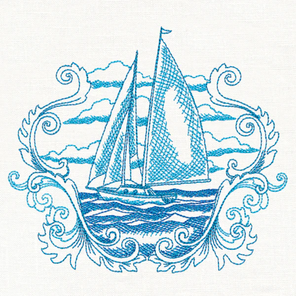 Sails Away Etching - Image 5