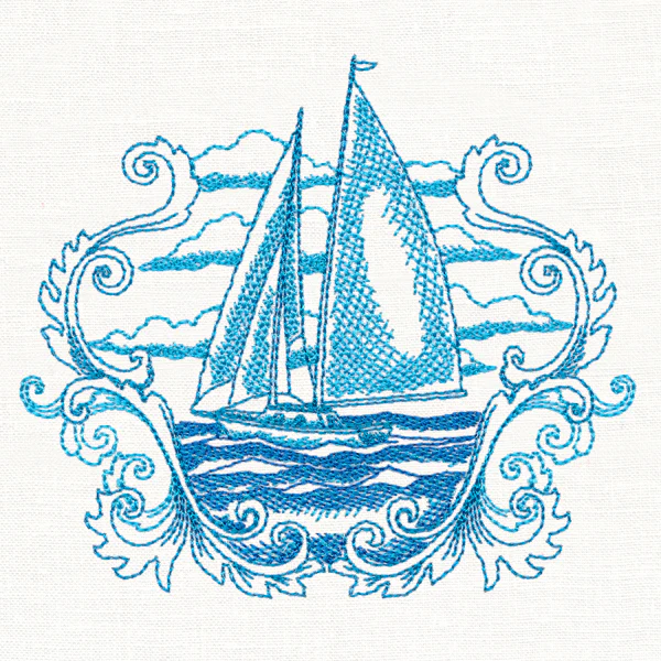 Sails Away Etching - Image 7