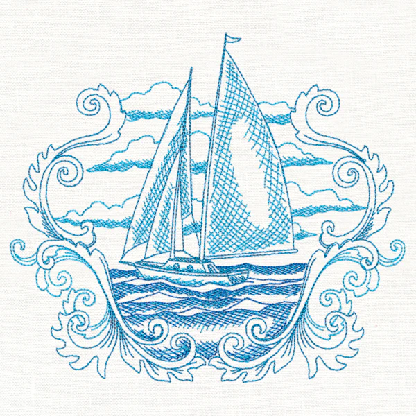 Sails Away Etching - Image 8