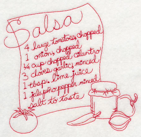 Salsa (Redwork) - Image 3