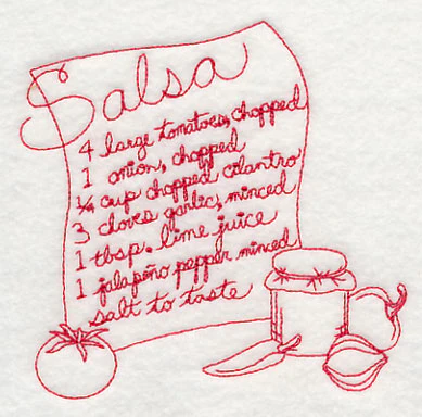 Salsa (Redwork) - Image 4