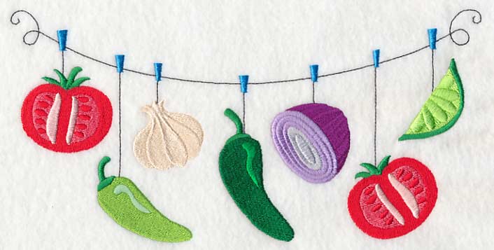 Salsa Vegetables Clothesline - Image 4