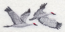 Sandhill Cranes in Flight - Image 2