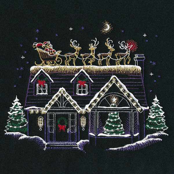 Santa and His Reindeer Have Arrived Christmas Eve Scene - Image 2