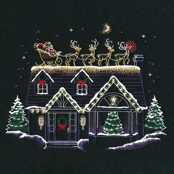 Santa and His Reindeer Have Arrived Christmas Eve Scene - Image 4