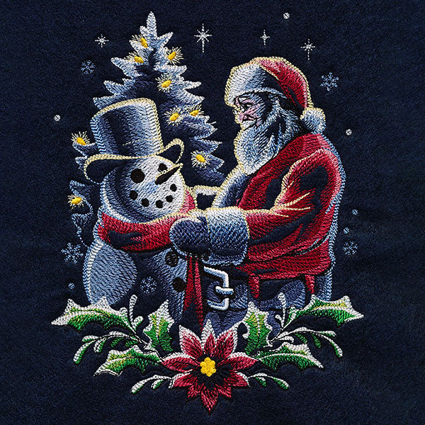 Santa and Snowman Portrait