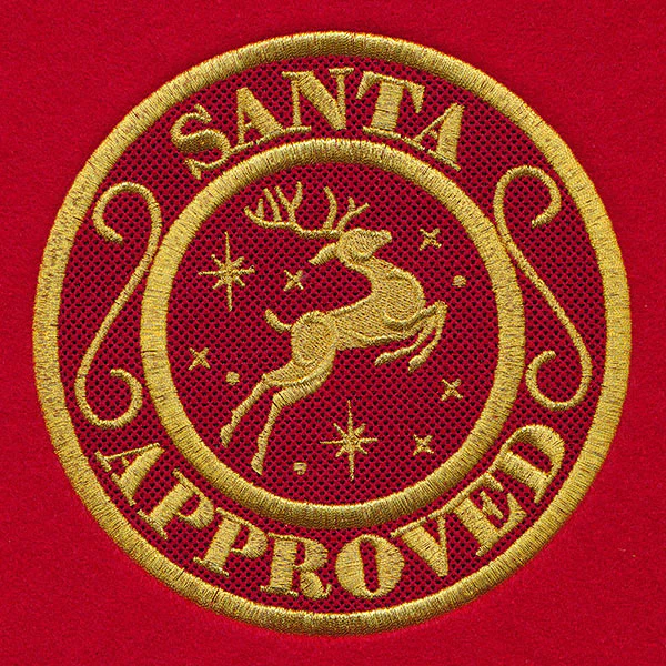 Santa Approved Official Seal (Embossed) - Image 3