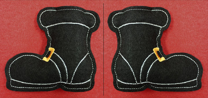 Santa Boots (In-the-Hoop) - Image 2