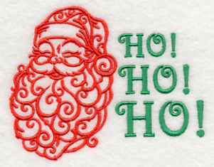 Santa Ho Ho Ho (Filigree) - Image 4