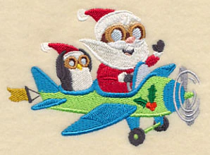 Santa on the Go Airplane - Image 3