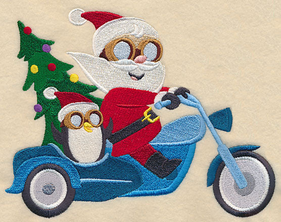 Santa on the Go Motorcycle - Image 4