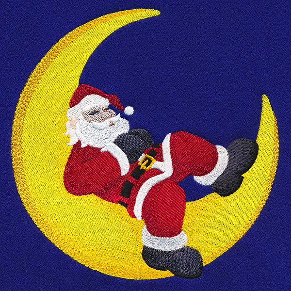 Santa on the Moon - Image 2