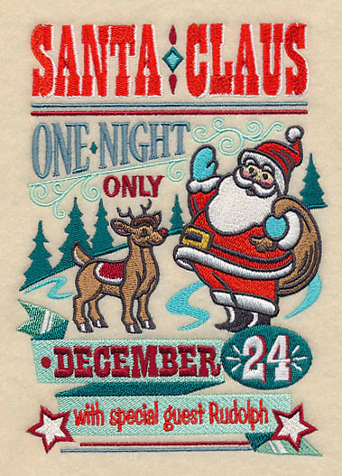 Santa Show Poster (Christmas Eve) - Image 3