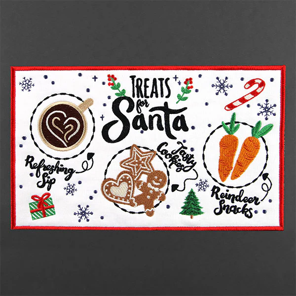 Santa Snacks Mug Rug (In-the-Hoop) - Image 5