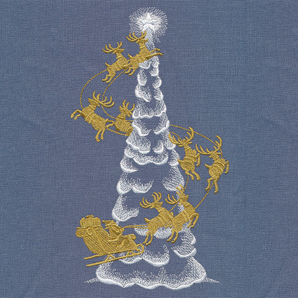 Santa's Flight Around the Christmas Tree - Image 2