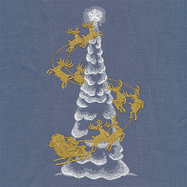 Santa's Flight Around the Christmas Tree - Image 3
