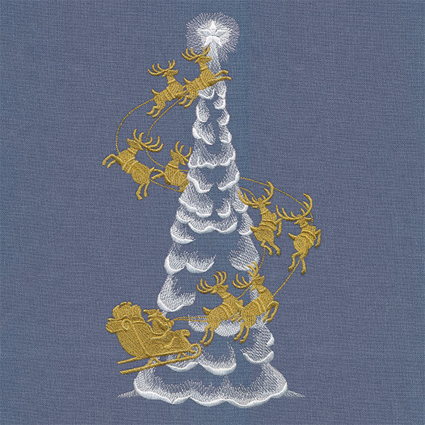 Santa's Flight Around the Christmas Tree - Image 5