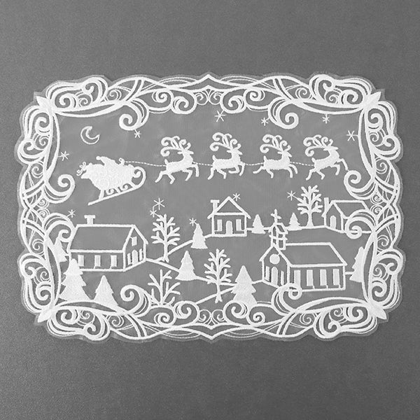 Santa's Flight Doily (Organza) - Image 8