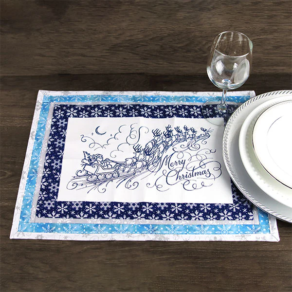 Santa's Flight in Calligraphy - Image 6