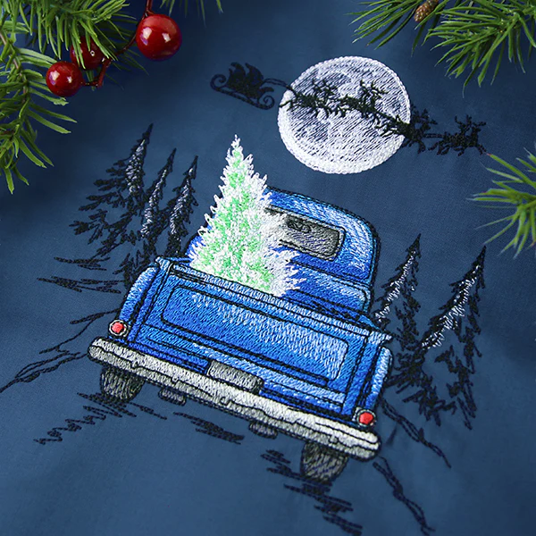 Santa's Flight Retro Truck Scene - Image 2