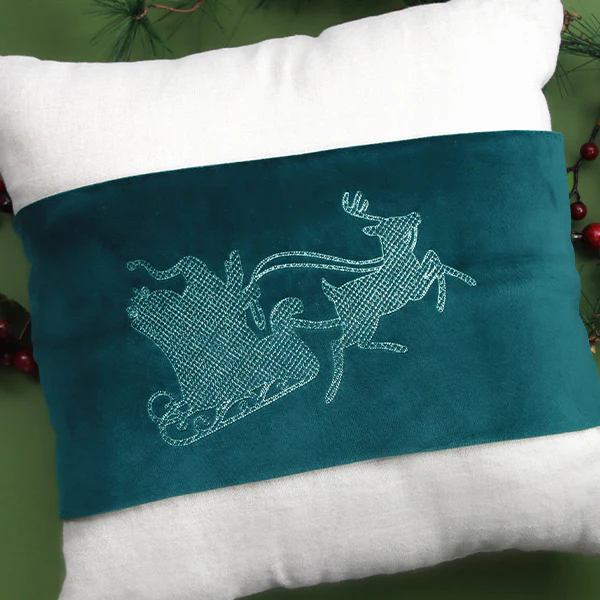 Santa's Flight Silhouette (Trapunto) - Image 9