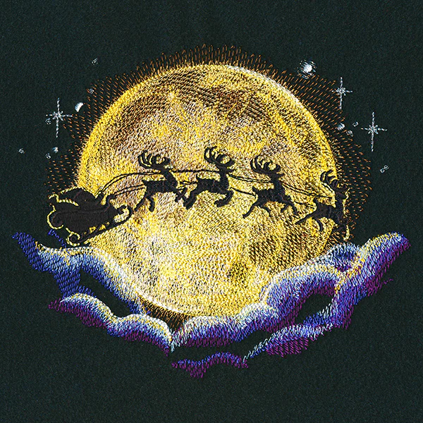 Santa's Moonlit Flight - Image 3