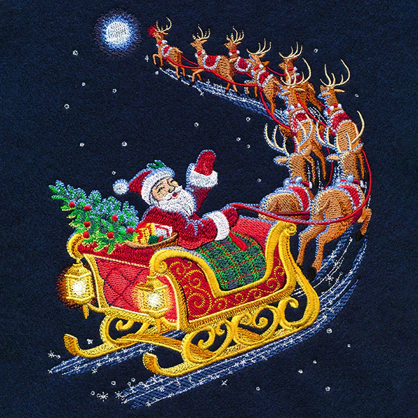 Santa's Starlit Flight