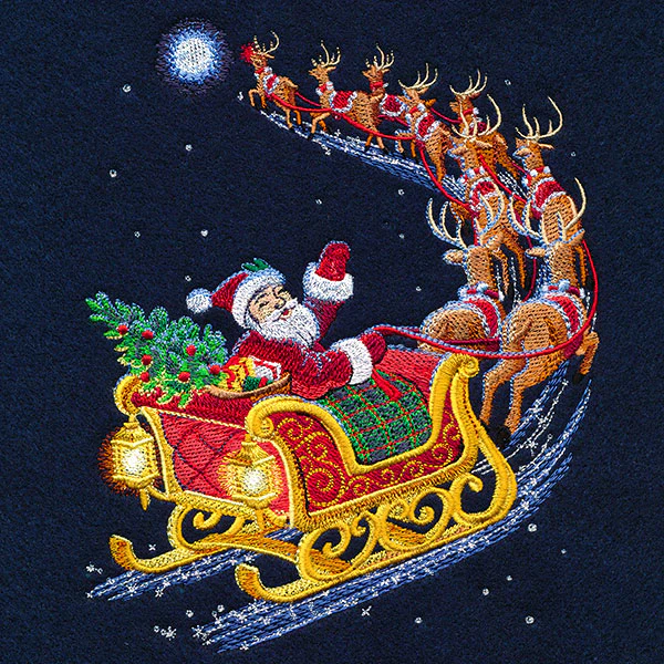 Santa's Starlit Flight - Image 3