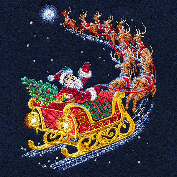 Santa's Starlit Flight - Image 5