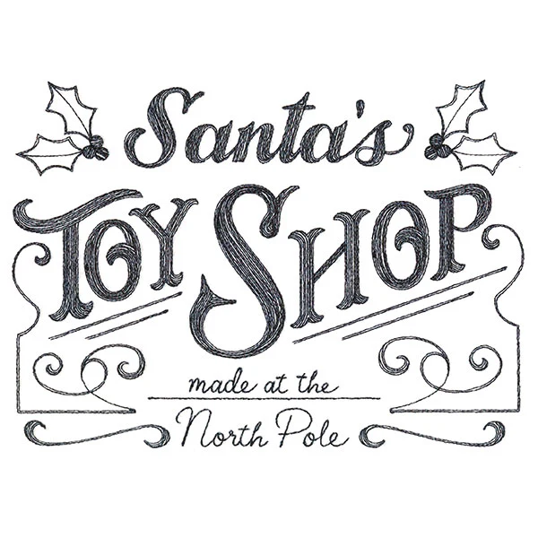 Santa's Toy Shop Market Sign - Image 3