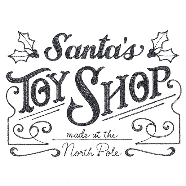 Santa's Toy Shop Market Sign - Image 7